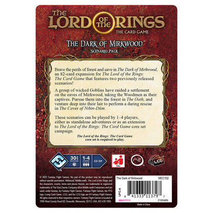 The Lord of the Rings: The Card Game - The Dark of Mirkwood Scenario | Bản Mở Rộng Board Game | Fantasy Flight Games
