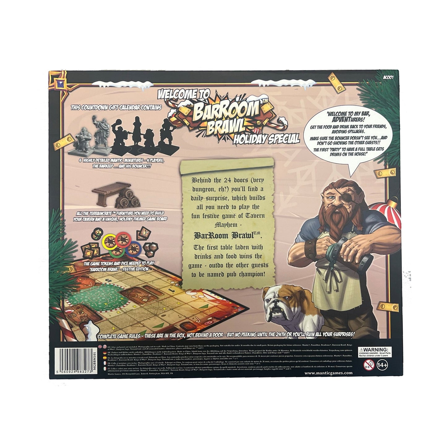 Barroom Brawl - Trò Chơi Advent Calendar Đếm Ngược Giáng Sinh - Mantic Games