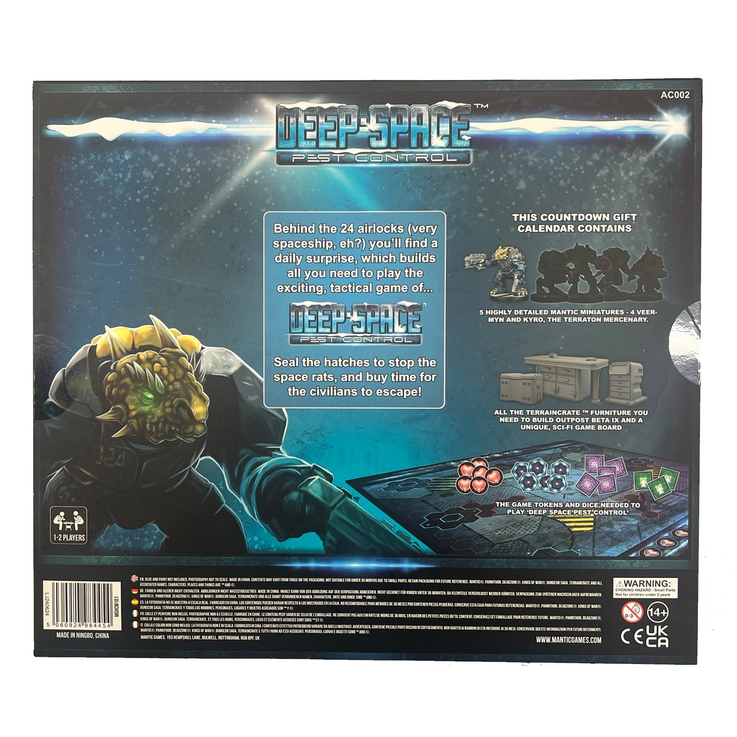 Deep Space Pest Control - Holiday Gift Calendar Game - Lịch quà tặng Board Game Sci-Fi - Mantic Games - Hình ảnh chi tiết 2