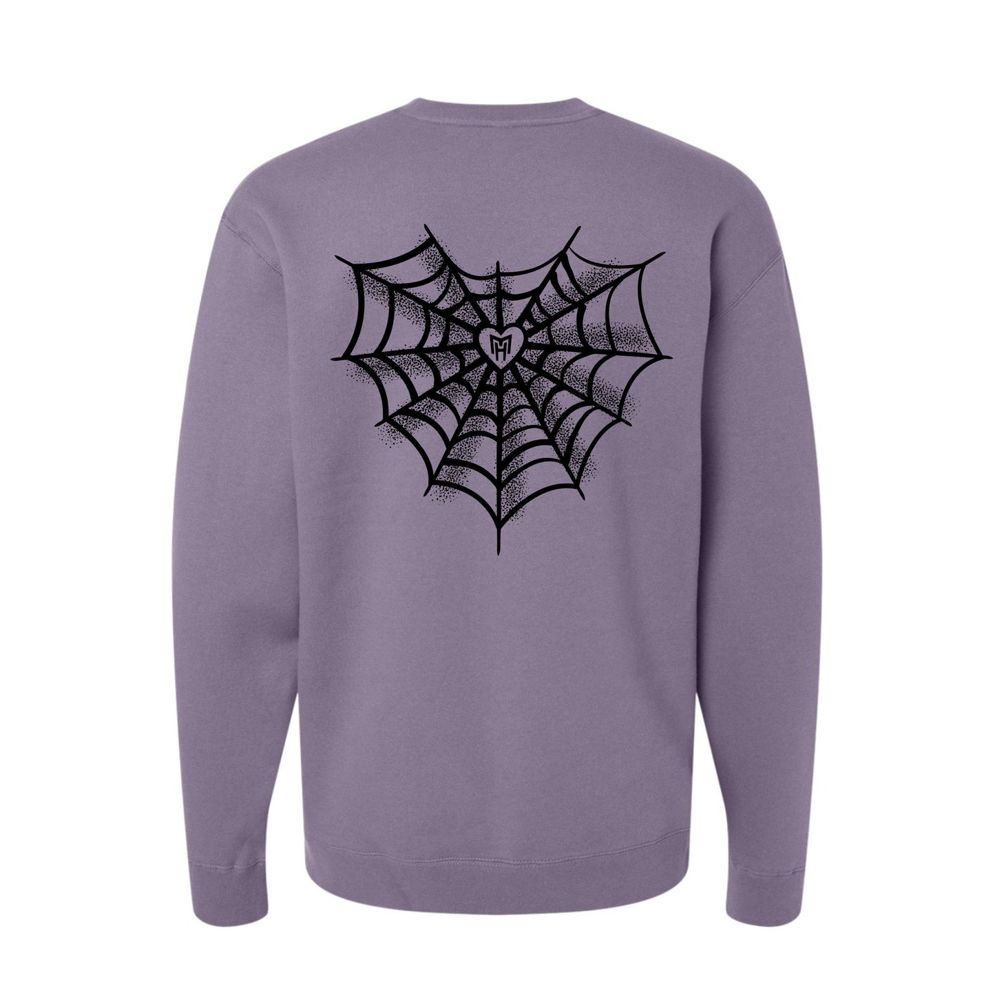 Monster High Cobweb Heart Sweatshirt - Áo Nỉ Unisex Cao Cấp - Mattel Creations - Hình ảnh chi tiết 2