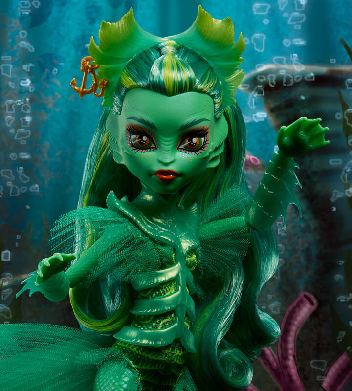 Monster High Skullector Series Creature From The Black Lagoon Doll Búp Bê Sưu Tầm Phiên Bản Giới Hạn Mattel Mattel - ảnh 1 - 