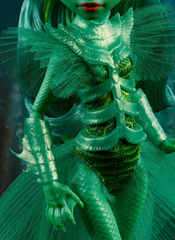 Monster High Skullector Series Creature From The Black Lagoon Doll Búp Bê Sưu Tầm Phiên Bản Giới Hạn Mattel