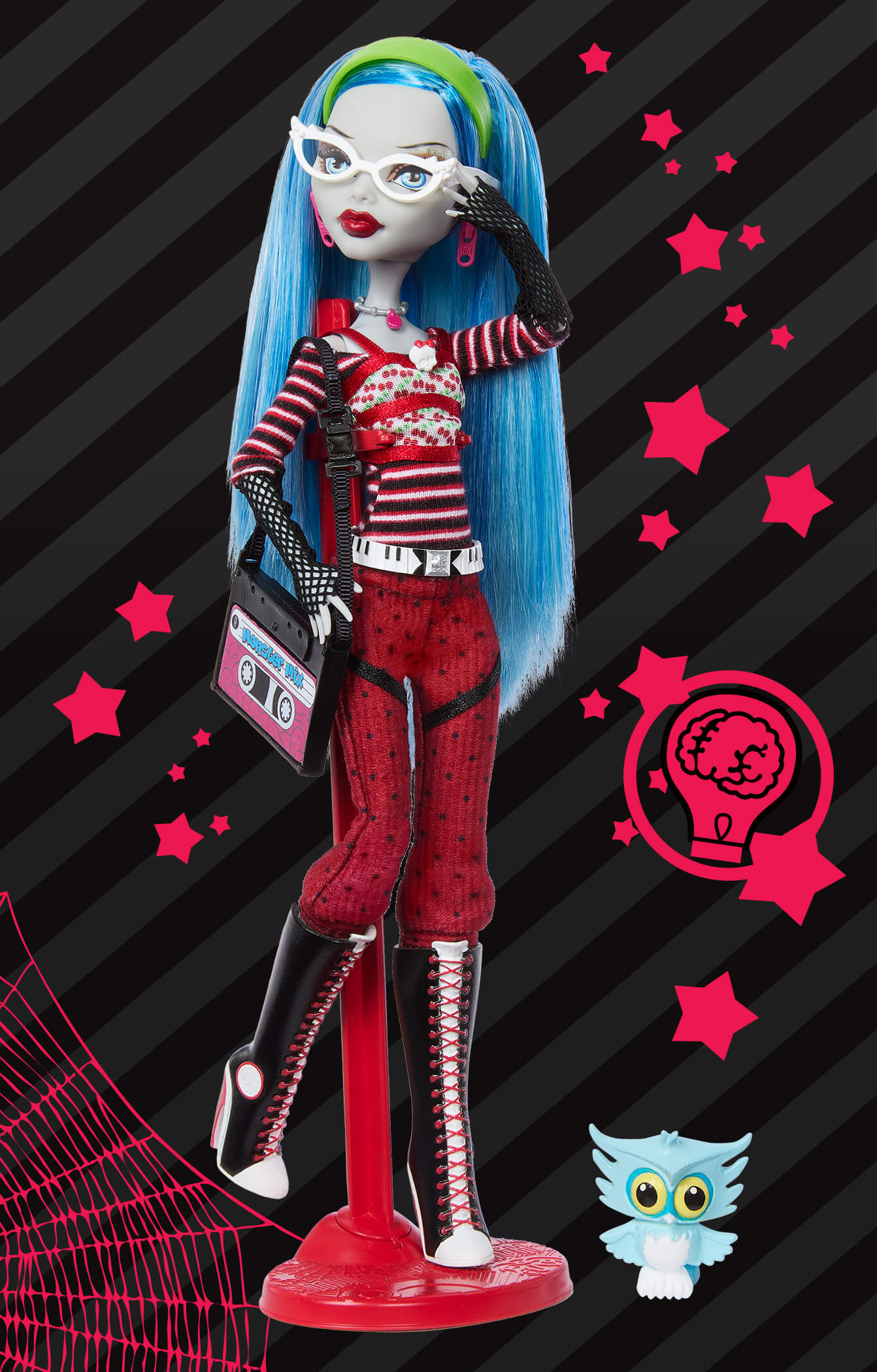 Monster High Boo-riginal Creeproduction G1 Ghoulia Yelps Doll - Búp bê sưu tầm Mattel Mattel - ảnh 3 - Dolls