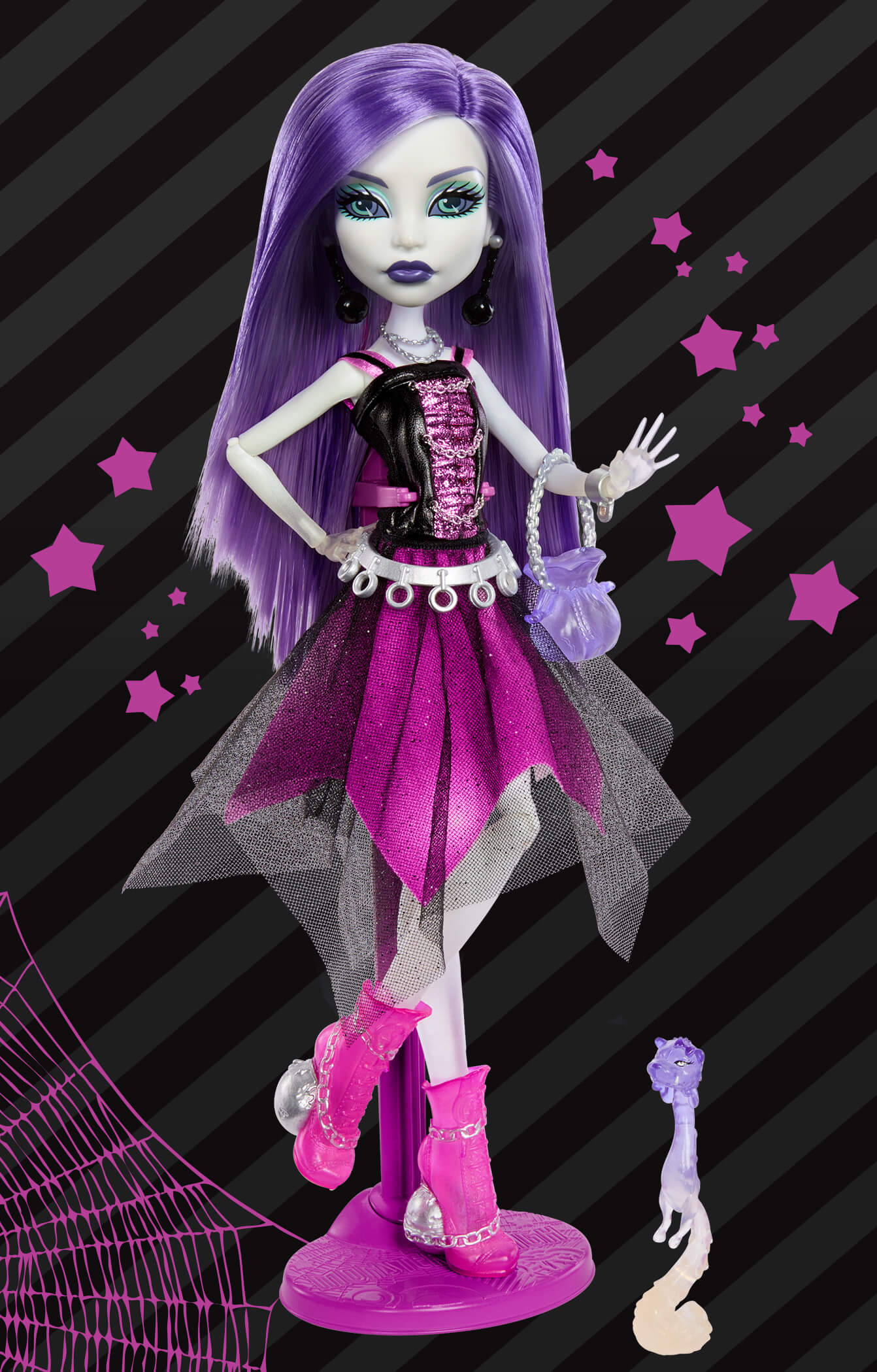 Monster High Boo-riginal Creeproduction G1 Spectra Vondergeist Doll - Búp Bê Sưu Tầm G1 - Mattel Mattel - ảnh 1 - Collectible