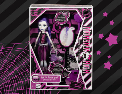 Monster High Boo-riginal Creeproduction G1 Spectra Vondergeist Doll - Búp Bê Sưu Tầm G1 - Mattel Mattel - ảnh 4 - Collectible