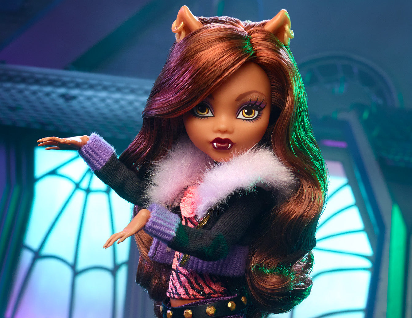 Monster High Clawdeen Wolf Reproduction Doll Búp Bê Sưu Tầm G1 Mattel HGC30 Monster High - ảnh 3 - Figure