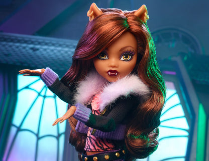 Monster High Clawdeen Wolf Reproduction Doll Búp Bê Sưu Tầm G1 Mattel HGC30 Monster High - ảnh 3 - Figure