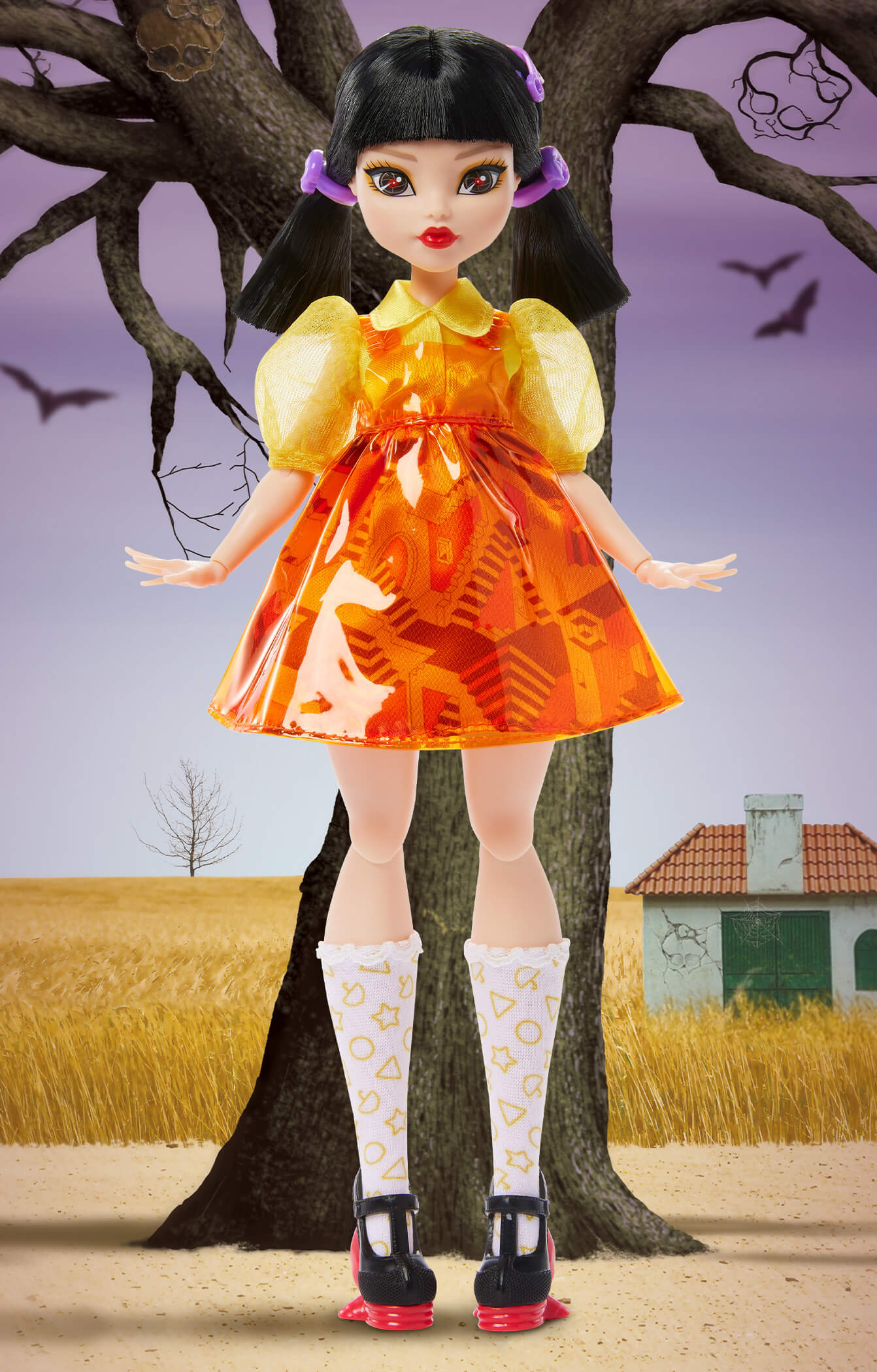 Monster High Skullector Squid Game Young-hee Doll - Búp Bê Sưu Tầm Cao Cấp - HYV95