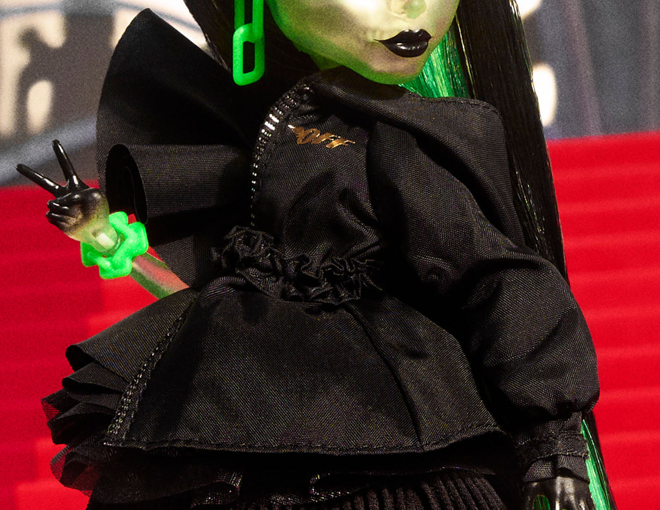 Off-White™ c/o Monster High Symphanee Midnight Doll - Búp Bê Thời Trang Sưu Tầm Cao Cấp - Monster High HNV18