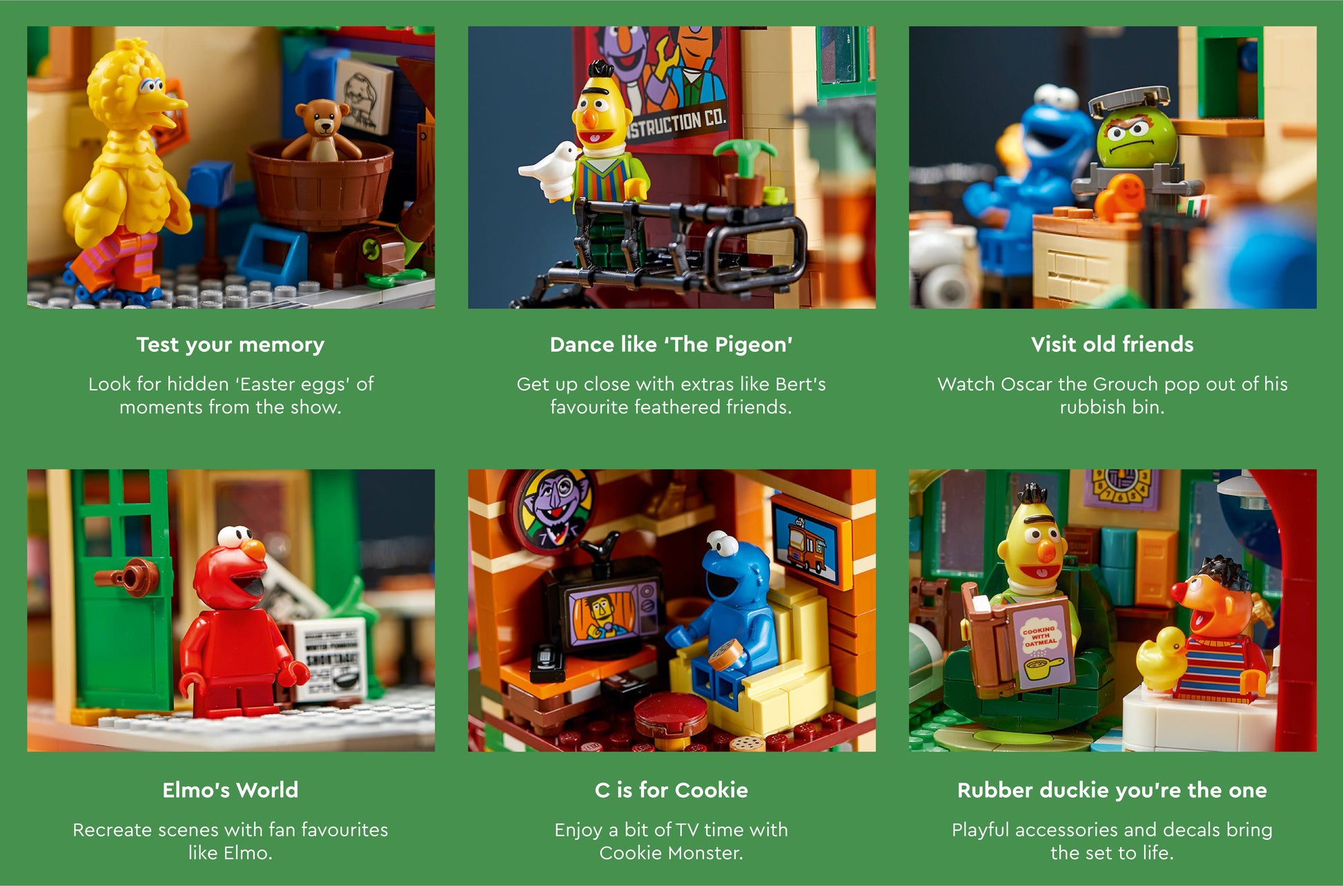 LEGO® Ideas 123 Sesame Street Bộ Lắp Ráp Góc Phố LEGO 21324 - Hình ảnh chi tiết 2