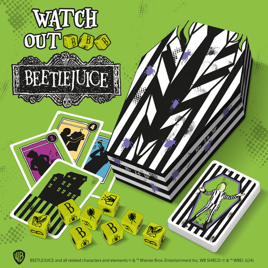 Watch Out Beetlejuice Board Game - Trò Chơi Đổ Xúc Xắc Thử Vận May - Mixlore