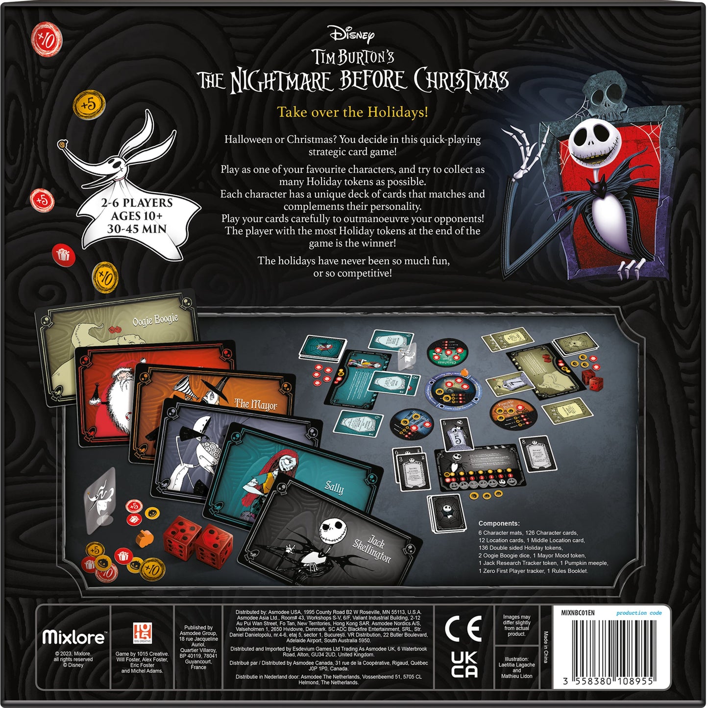 The Nightmare Before Christmas Card Game - Trò chơi thẻ bài chiến thuật - Mixlore