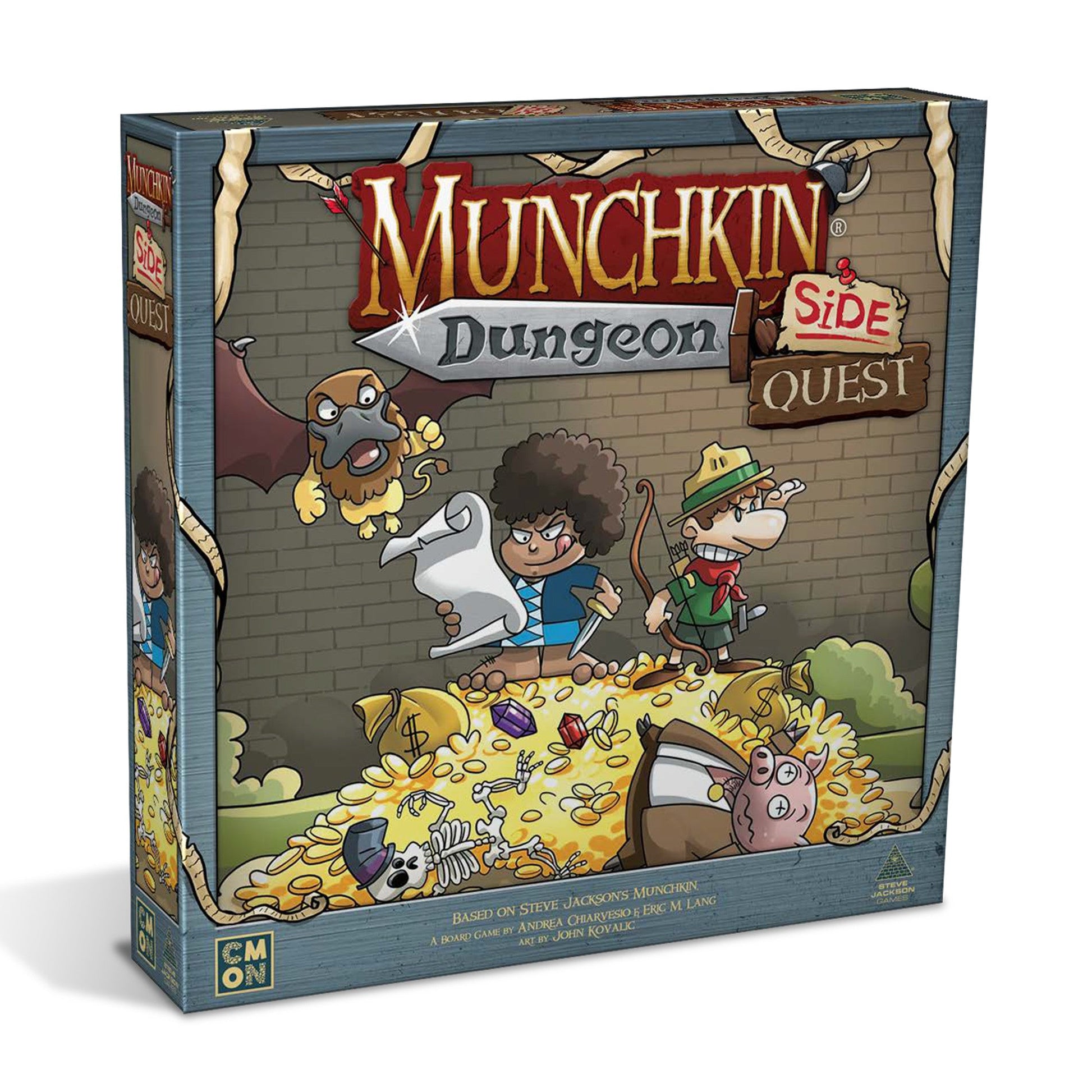 Munchkin Dungeon: Side Quest - Bản Mở Rộng Board Game Chiến Thuật - CMON - Hình ảnh sản phẩm