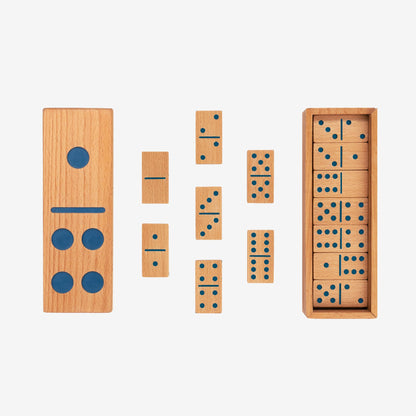 Colorburst Wooden Domino Set
