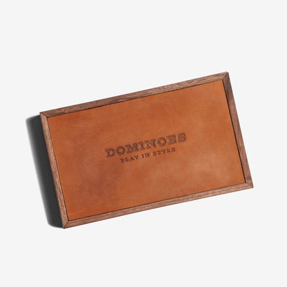 Leather Dominoes Set
