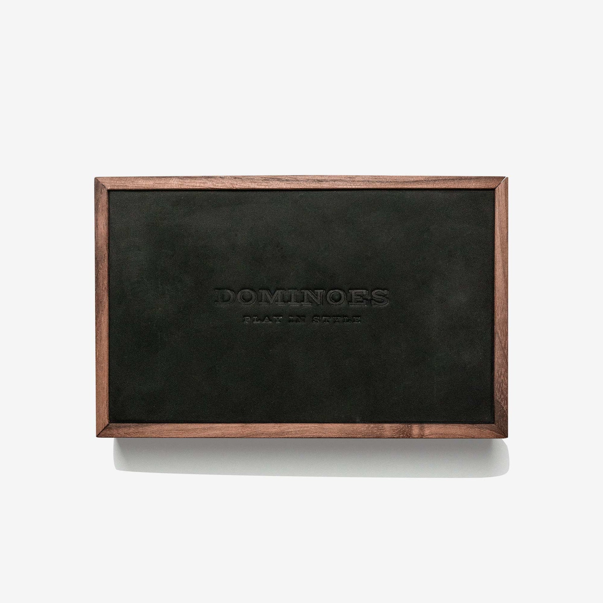 Leather Dominoes Set