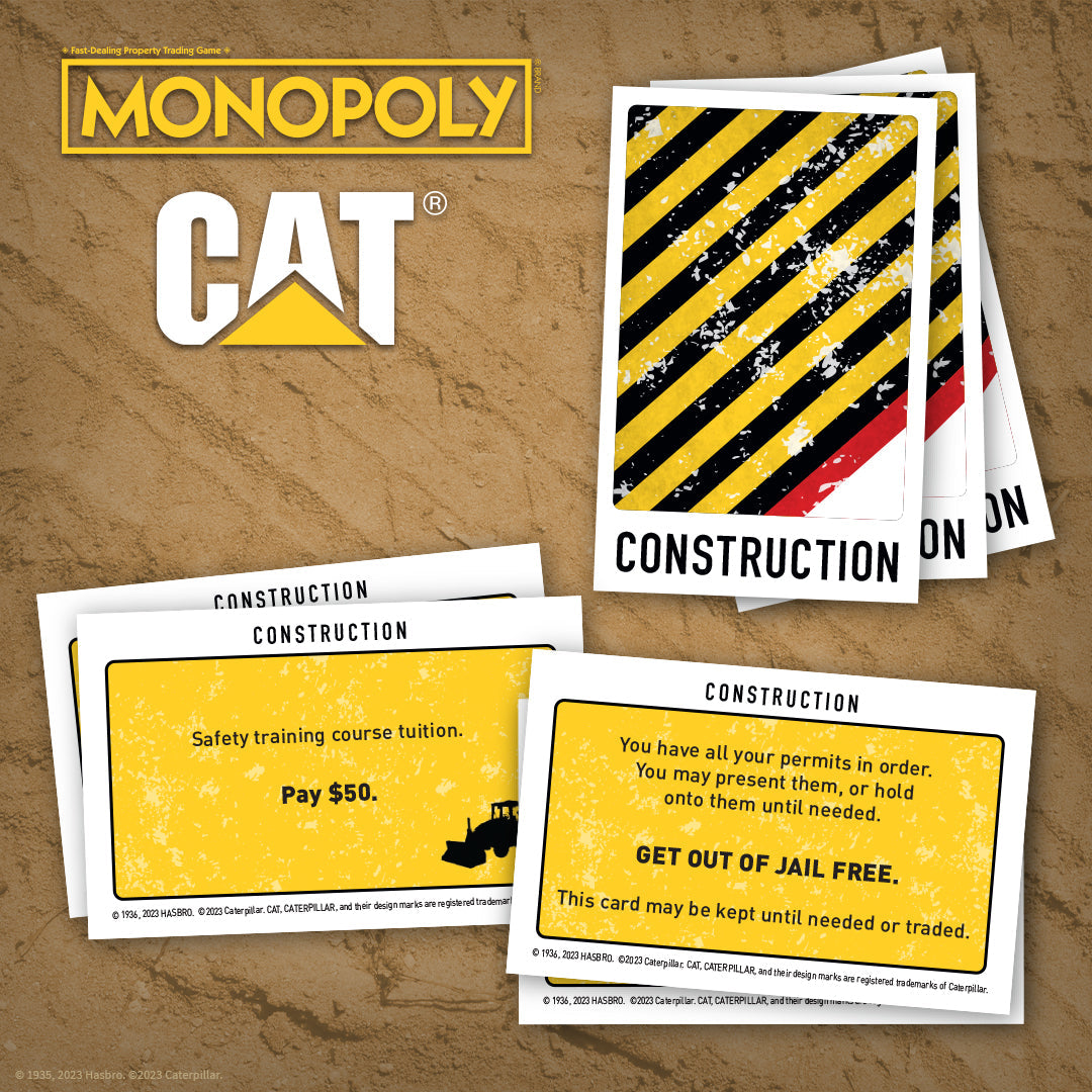 MONOPOLY®: Caterpillar - Cờ tỷ phú chủ đề máy công trình CAT - The Op Games