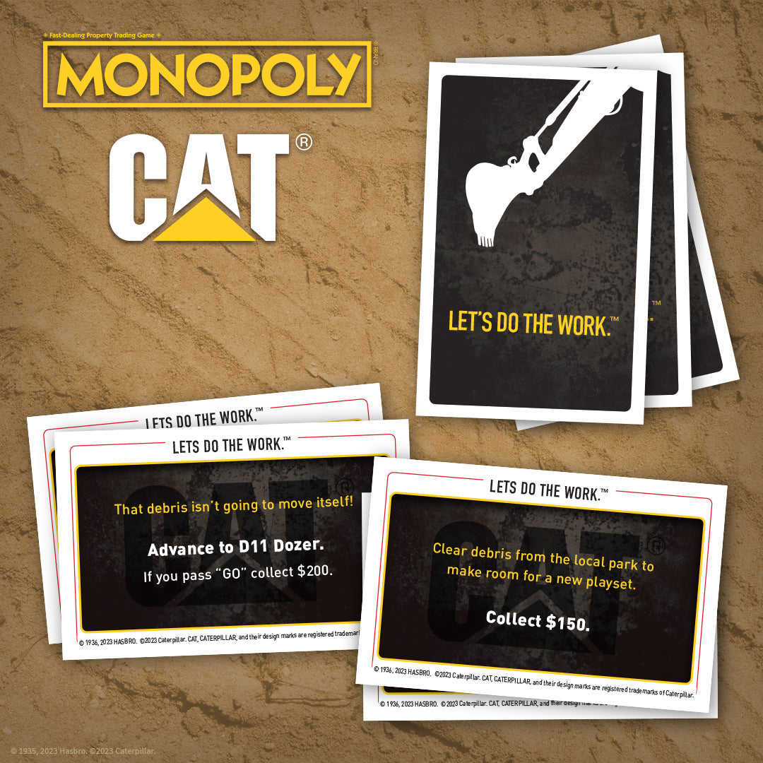 MONOPOLY®: Caterpillar - Cờ tỷ phú chủ đề máy công trình CAT - The Op Games