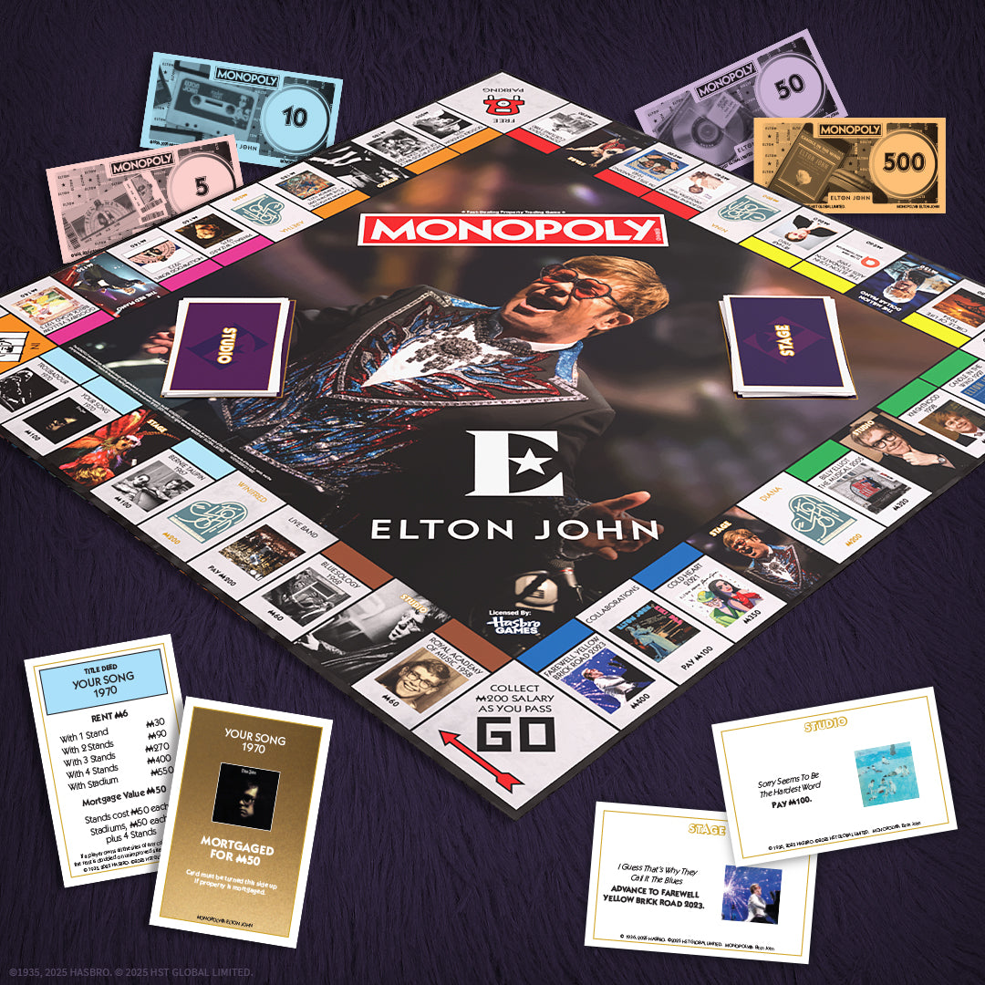 MONOPOLY®: Elton John - Cờ Tỷ Phú Bản Đặc Biệt - The Op Games