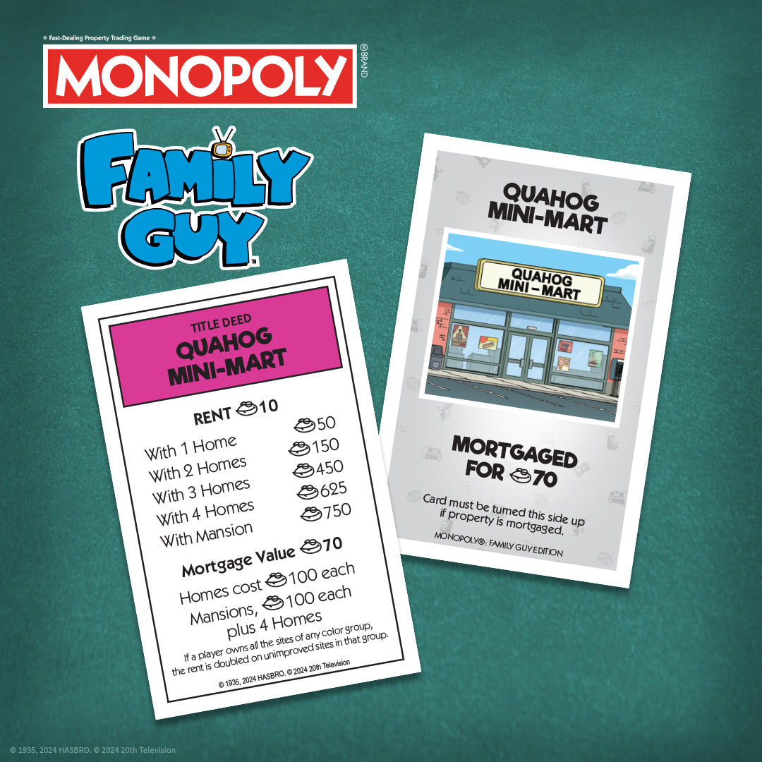 MONOPOLY®: Family Guy - Cờ tỷ phú Board Game - The Op Games