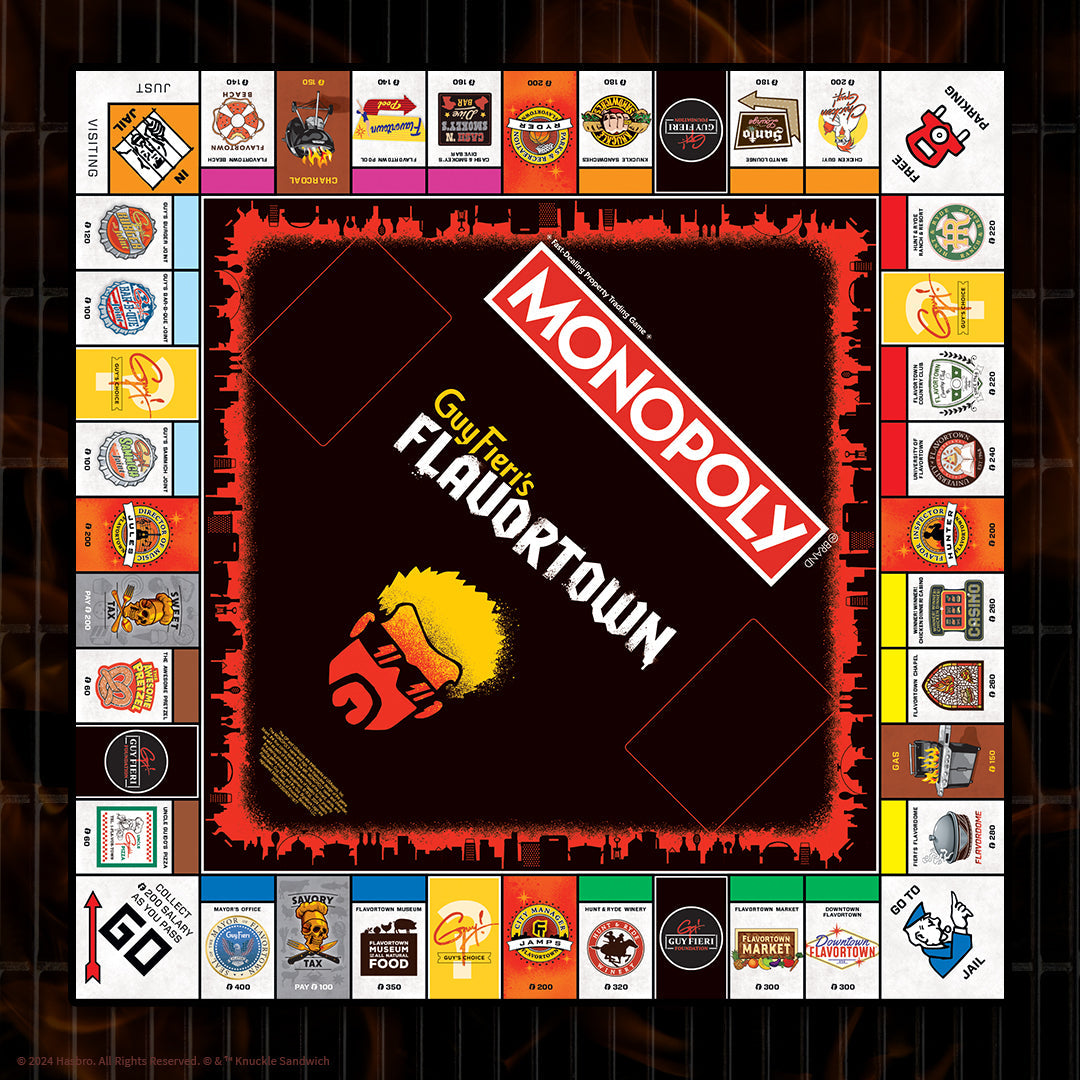 MONOPOLY®: Flavortown - Cờ tỷ phú phiên bản ẩm thực Guy Fieri - The Op Games