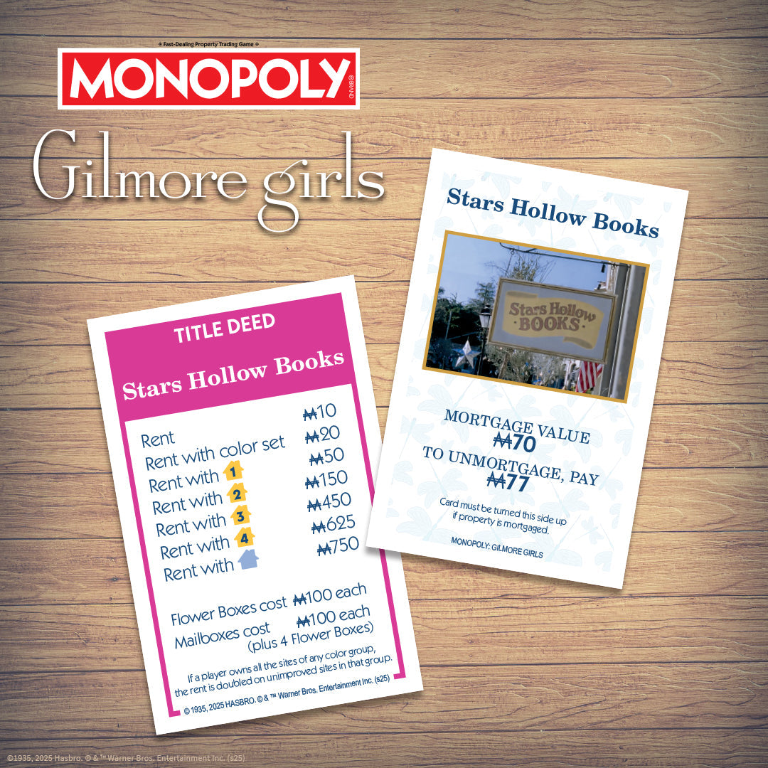 MONOPOLY®: Gilmore Girls - Cờ Tỷ Phú Phiên Bản Phim Gilmore Girls - The Op Games