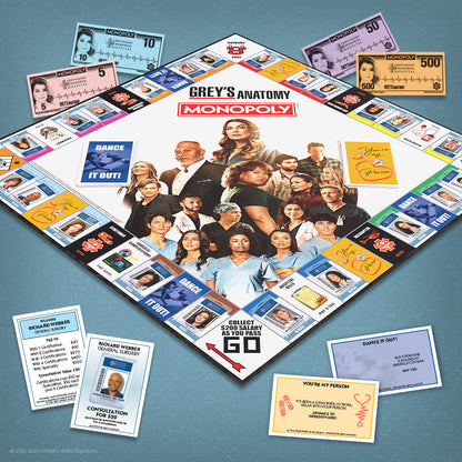 MONOPOLY®: Grey's Anatomy - Trò chơi cờ tỷ phú chủ đề y khoa - The Op Games
