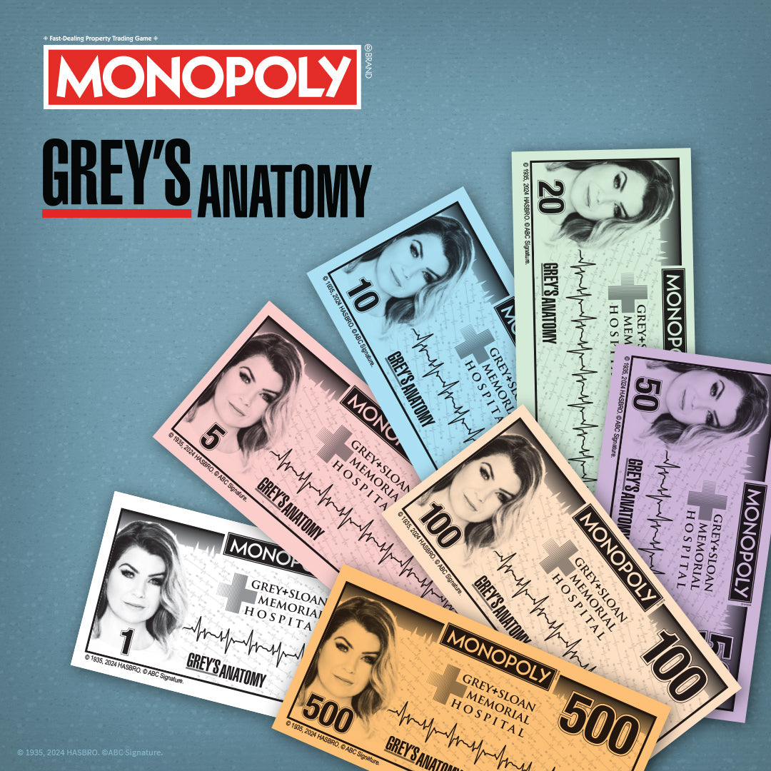 MONOPOLY®: Grey's Anatomy - Trò chơi cờ tỷ phú chủ đề y khoa - The Op Games