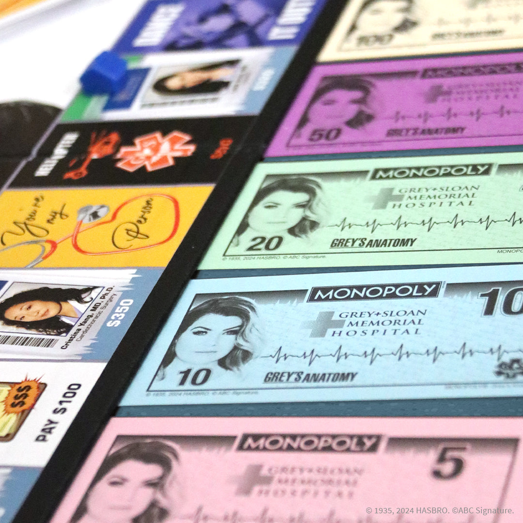 MONOPOLY®: Grey's Anatomy - Trò chơi cờ tỷ phú chủ đề y khoa - The Op Games