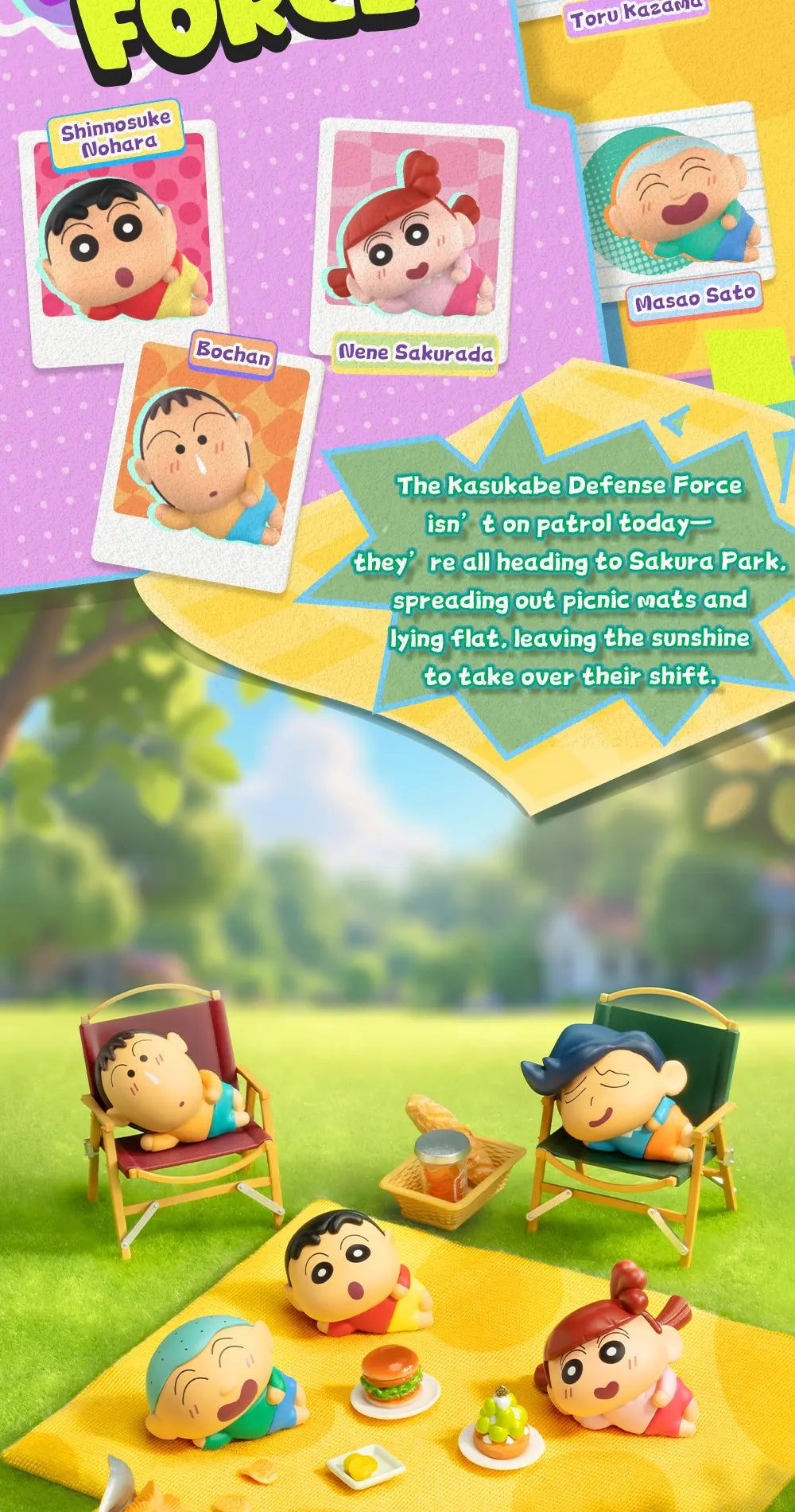 CRAYON SHIN-CHAN MINIME SERIES-LAZY CHILL - Mô hình Blind Box Mini - 52TOYS