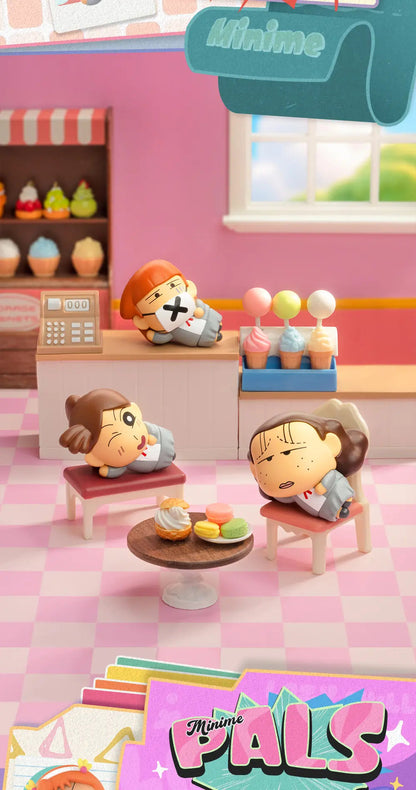 CRAYON SHIN-CHAN MINIME SERIES-LAZY CHILL - Mô hình Blind Box Mini - 52TOYS