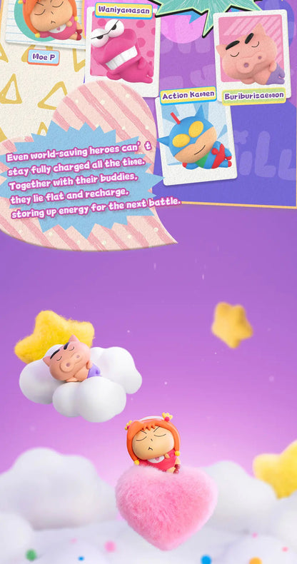 CRAYON SHIN-CHAN MINIME SERIES-LAZY CHILL - Mô hình Blind Box Mini - 52TOYS