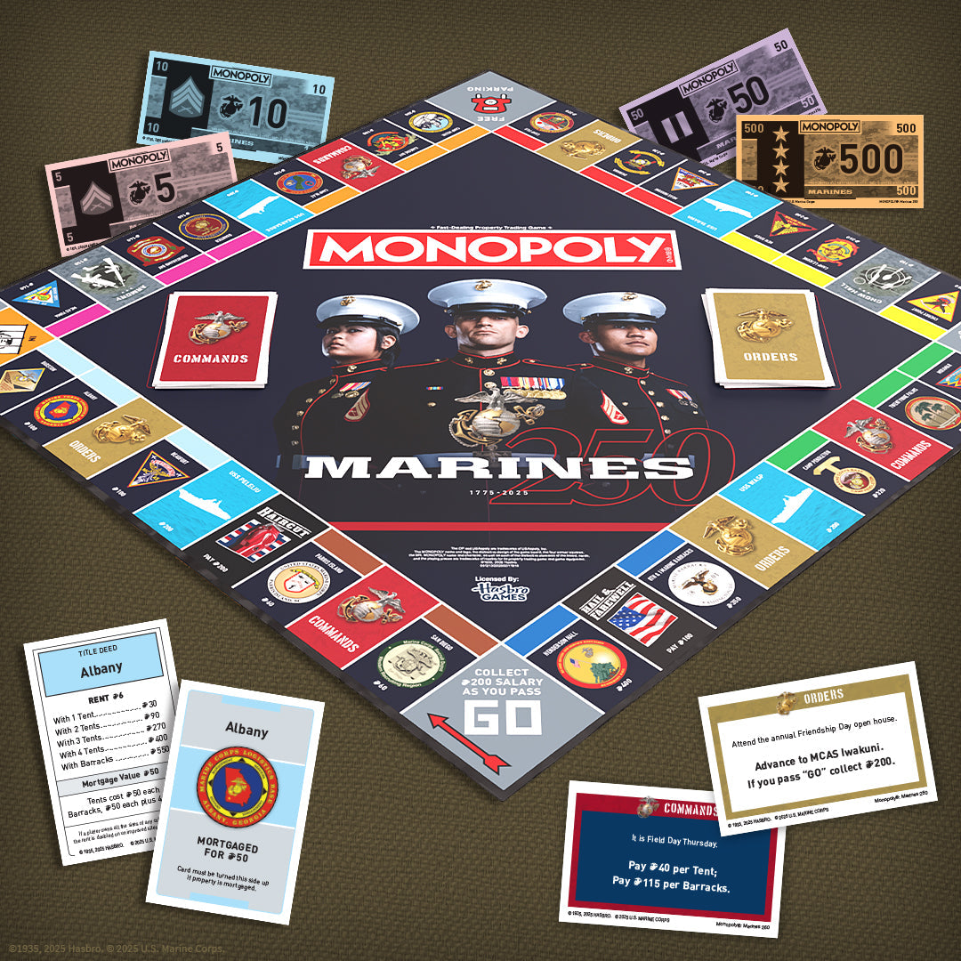 MONOPOLY®: Marines 250th Anniversary - Cờ tỷ phú bản kỷ niệm 250 năm - The Op Games