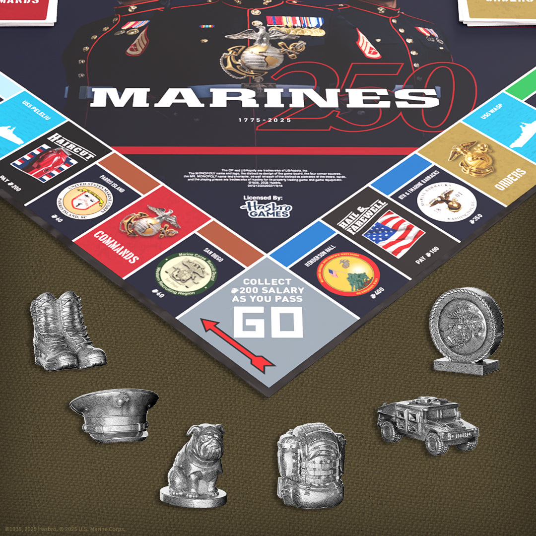 MONOPOLY®: Marines 250th Anniversary - Cờ tỷ phú bản kỷ niệm 250 năm - The Op Games