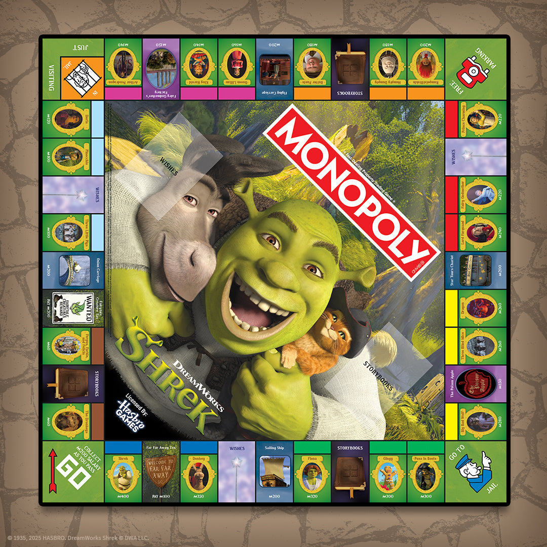 MONOPOLY®: Shrek - Trò chơi Cờ tỷ phú phiên bản Shrek - The Op Games