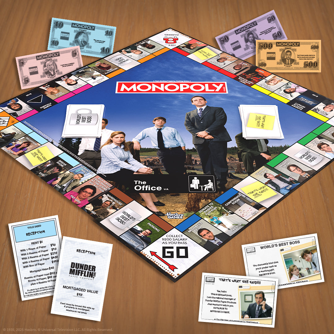 MONOPOLY®: The Office - Trò chơi Cờ tỷ phú phiên bản Văn phòng - The Op Games