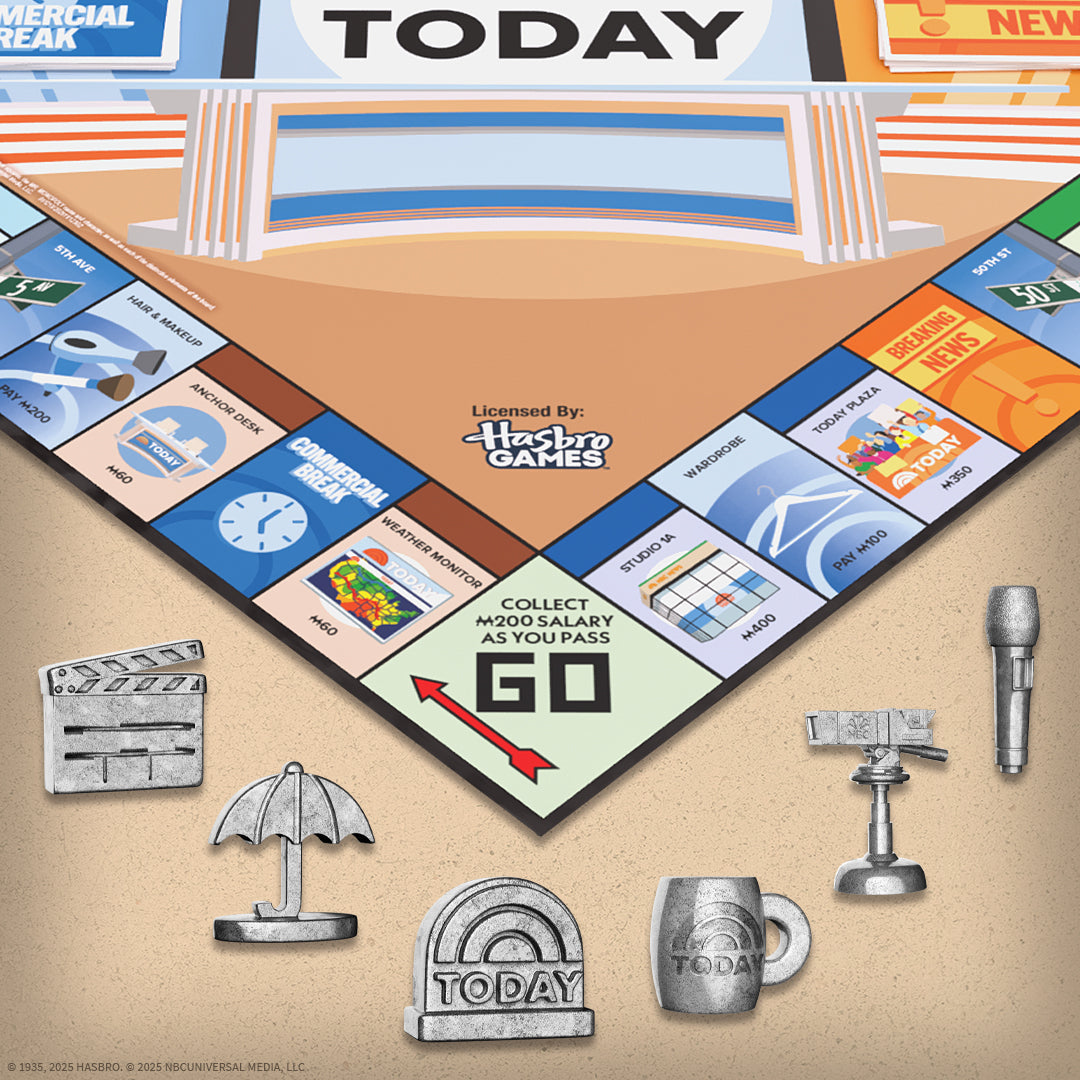 MONOPOLY®: TODAY Show - Board Game Cờ Tỷ Phú Chủ Đề Truyền Hình NBC - The Op Games