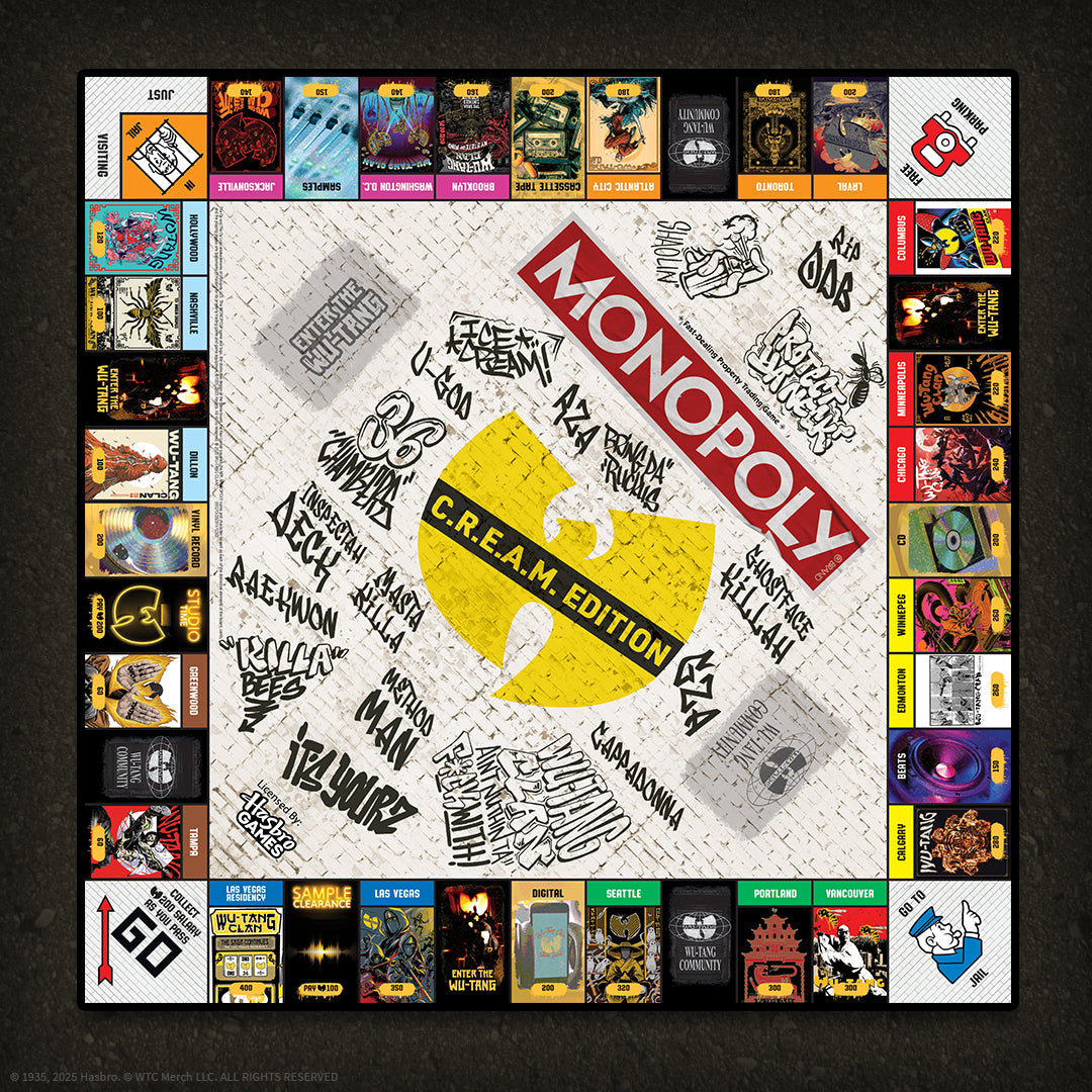 MONOPOLY®: Wu-Tang Clan - Cờ tỷ phú phiên bản Hip-hop - The Op Games