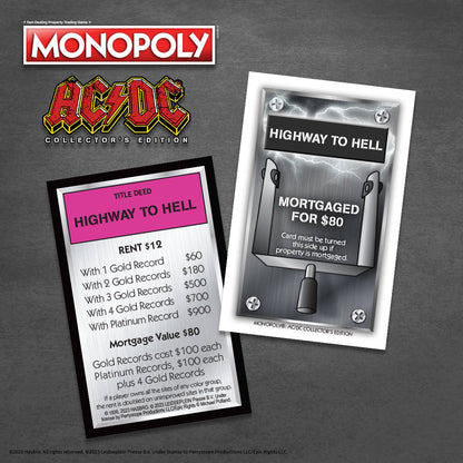 MONOPOLY®: AC/DC - Bộ cờ tỷ phú phiên bản sưu tầm - The Op Games