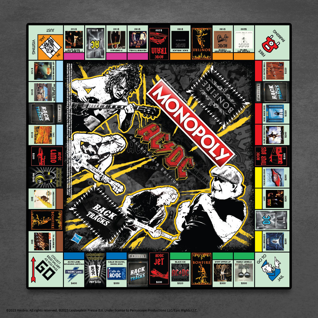 MONOPOLY®: AC/DC - Bộ cờ tỷ phú phiên bản sưu tầm - The Op Games