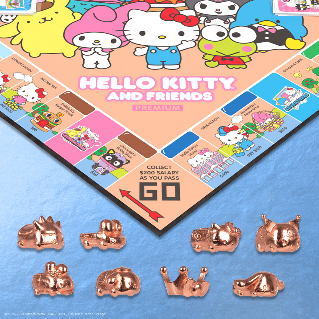 MONOPOLY®: Hello Kitty® and Friends Premium - Cờ Tỷ Phú Bản Cao Cấp - The Op Games