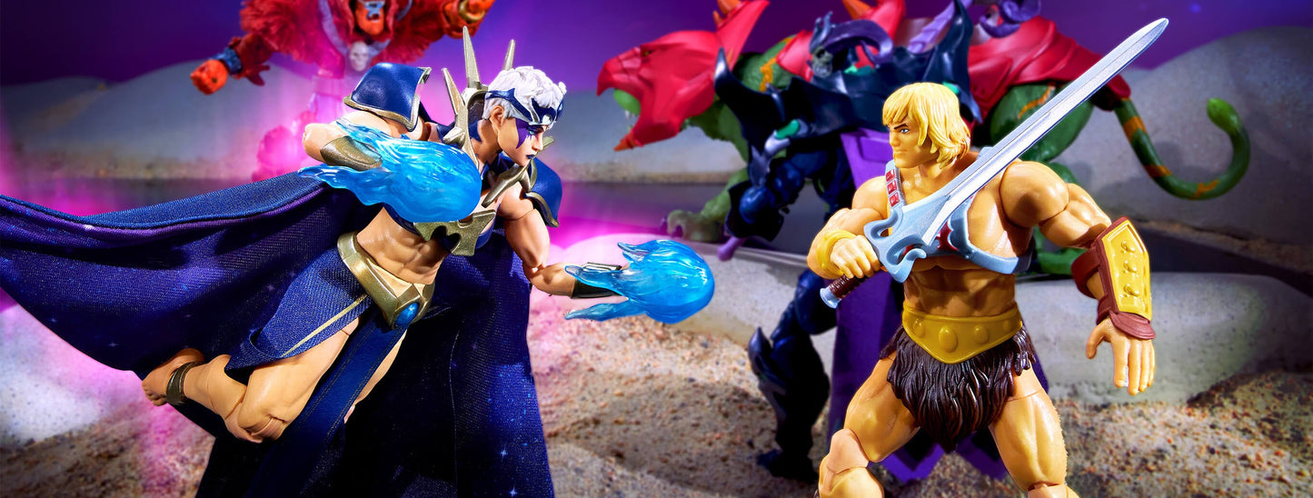 Masters of the Universe Masterverse Dark-Lyn Deluxe Action Figure - Mô hình nhân vật cao cấp - Mattel
