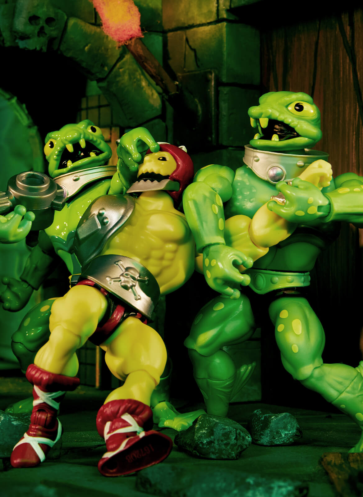 MOTU Origins Frog Monger Figure - Mô Hình Nhân Vật Hành Động Masters of the Universe - Mattel Creations