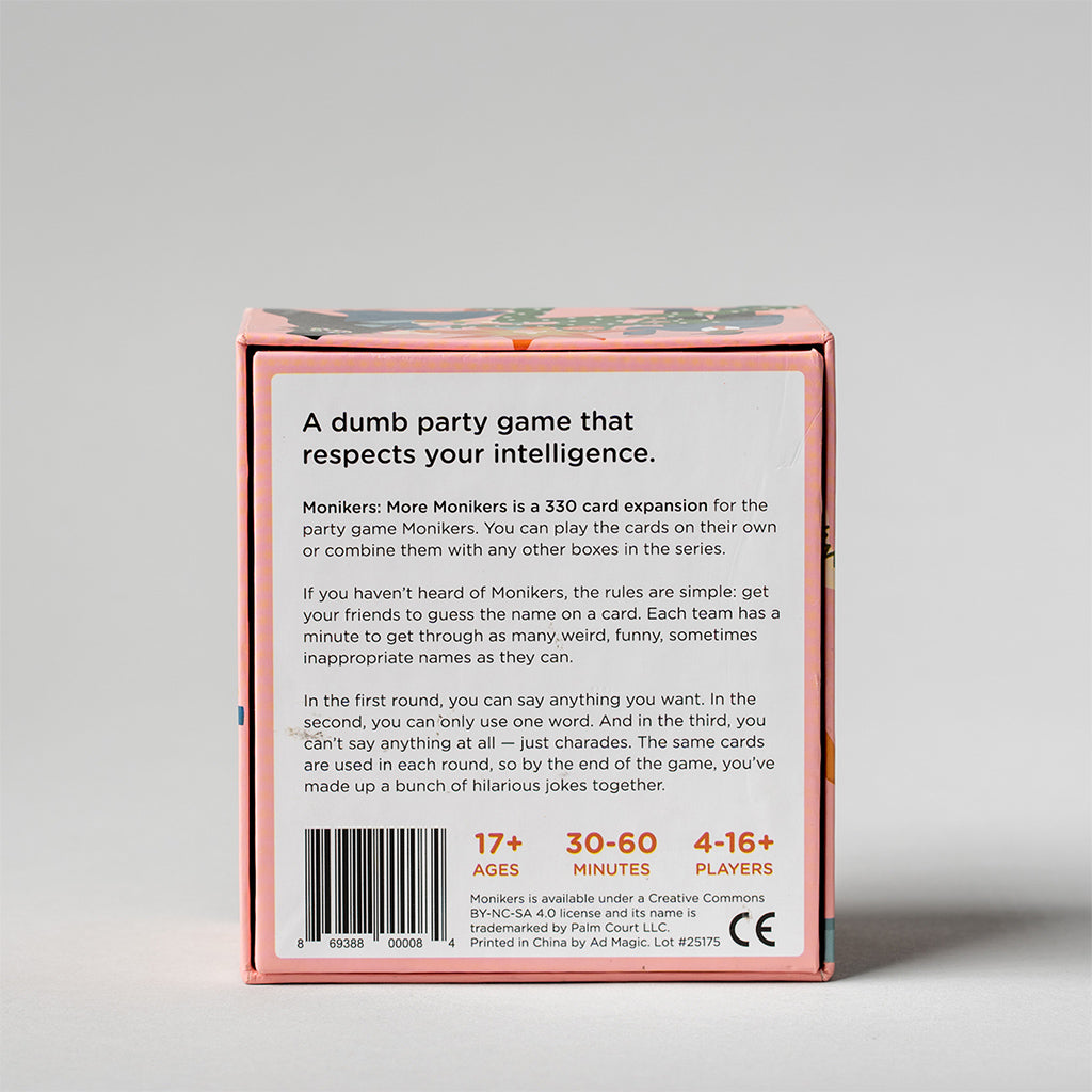 Monikers: More Monikers | Board Game Thẻ Bài Tiệc Tùng | CMYK - Hình ảnh chi tiết 2