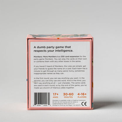 Monikers: More Monikers | Board Game Thẻ Bài Tiệc Tùng | CMYK - Hình ảnh chi tiết 2