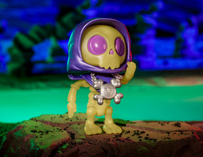 Masters of the Universe Skeletor x VeeFriends Skilled Skeleton 2-Pack - Bộ 2 Mô Hình Khớp Cử Động Mattel Creations