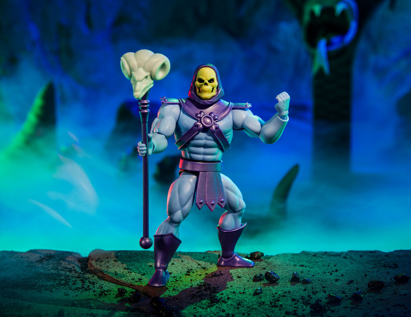 Masters of the Universe Skeletor x VeeFriends Skilled Skeleton 2-Pack - Bộ 2 Mô Hình Khớp Cử Động Mattel Creations