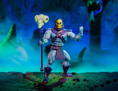 Masters of the Universe Skeletor x VeeFriends Skilled Skeleton 2-Pack - Bộ 2 Mô Hình Khớp Cử Động Mattel Creations