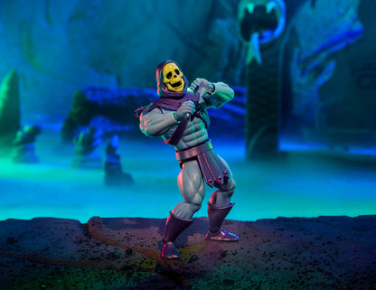 Masters of the Universe Skeletor x VeeFriends Skilled Skeleton 2-Pack - Bộ 2 Mô Hình Khớp Cử Động Mattel Creations