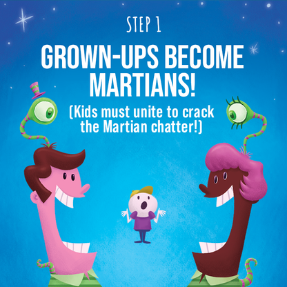 My Parents Might Be Martians - Trò chơi Board Game gia đình vui nhộn - Exploding Kittens